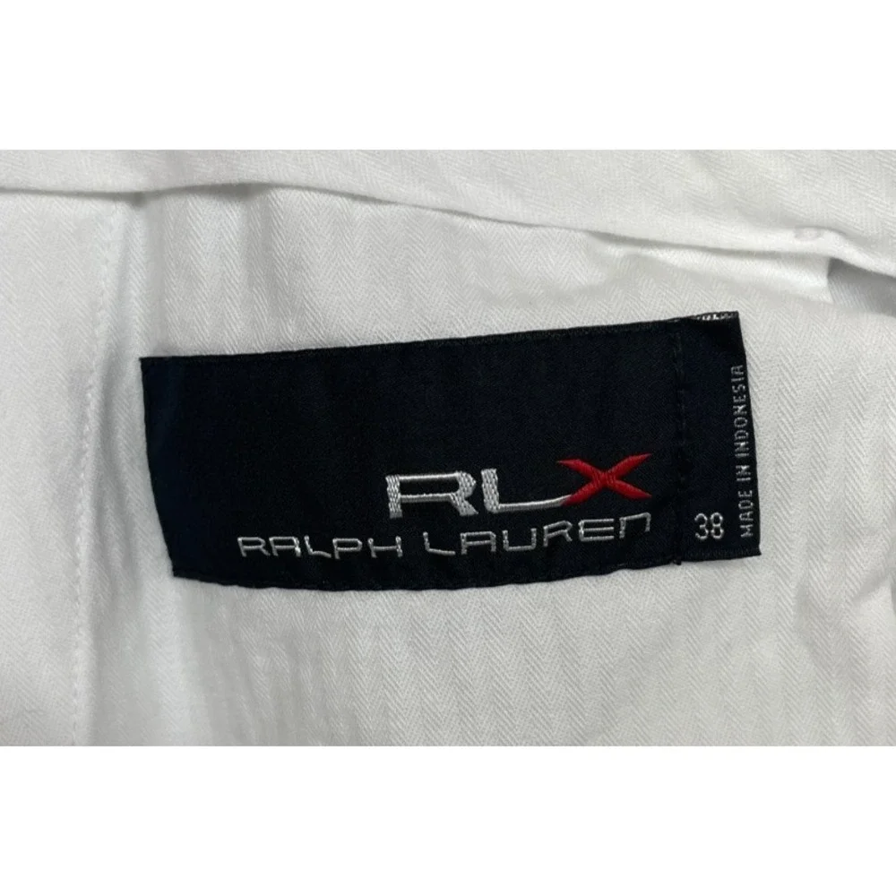 RLX Ralph Lauren Shorts White 38 Old Chatham Golf Club Performance